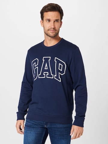 GAP Sweatshirt in Blue: front