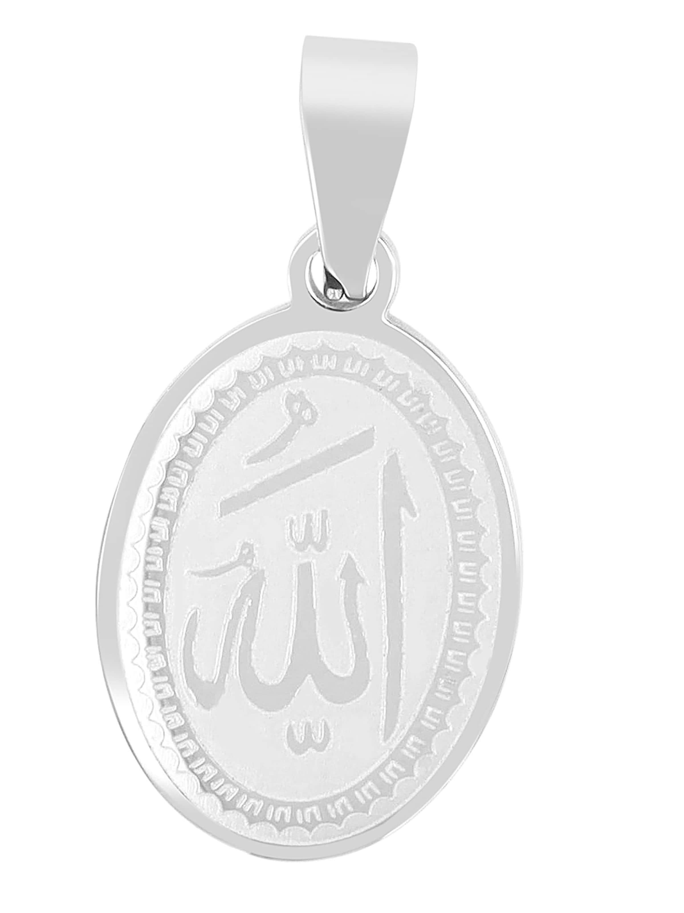 Akzent Pendant 'Hassan, langlebig' in Silver: front