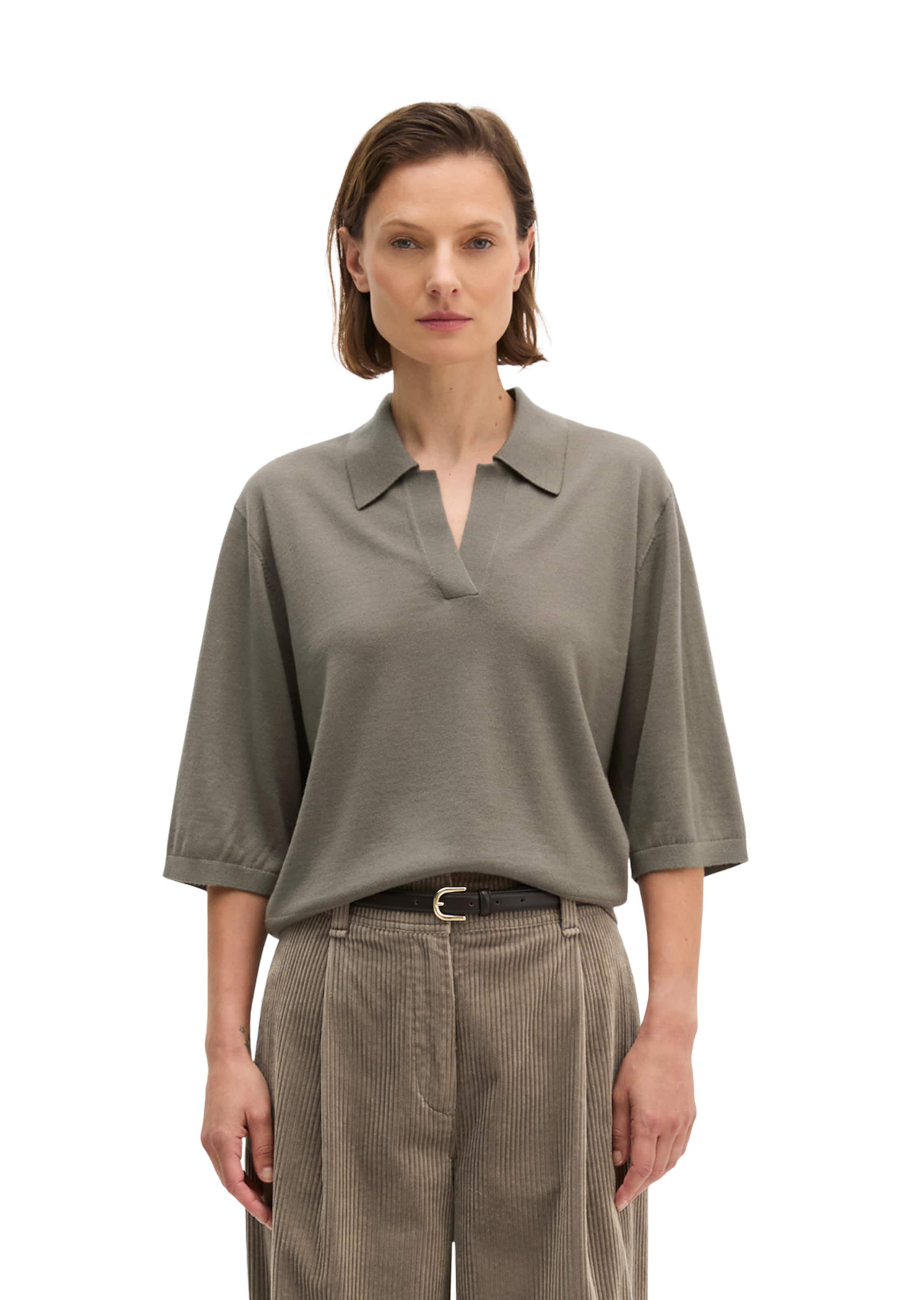 Marc O'Polo Shirt in Grijs: voorkant