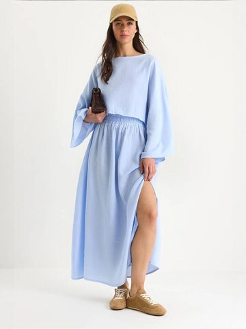 Bianco Lucci - Conjunto em azul: frente