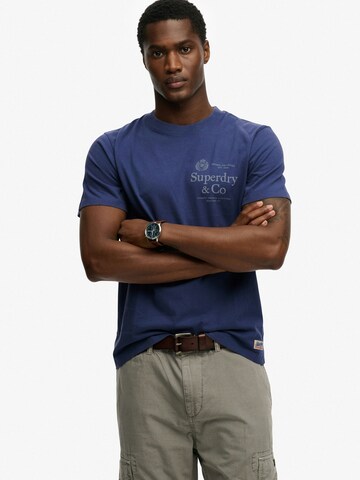 Superdry & Co - Camiseta '1954 Company' en azul: frente