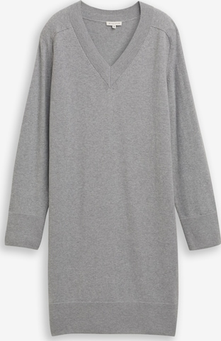 TOM TAILOR Jurk in Grijs: voorkant