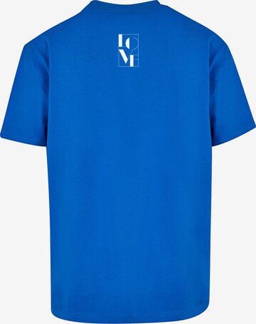 Merchcode T-Shirt 'Love' in Blau