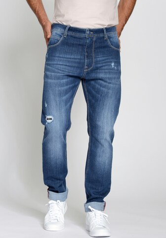 Gang Regular Jeans in Blau: Vorderseite
