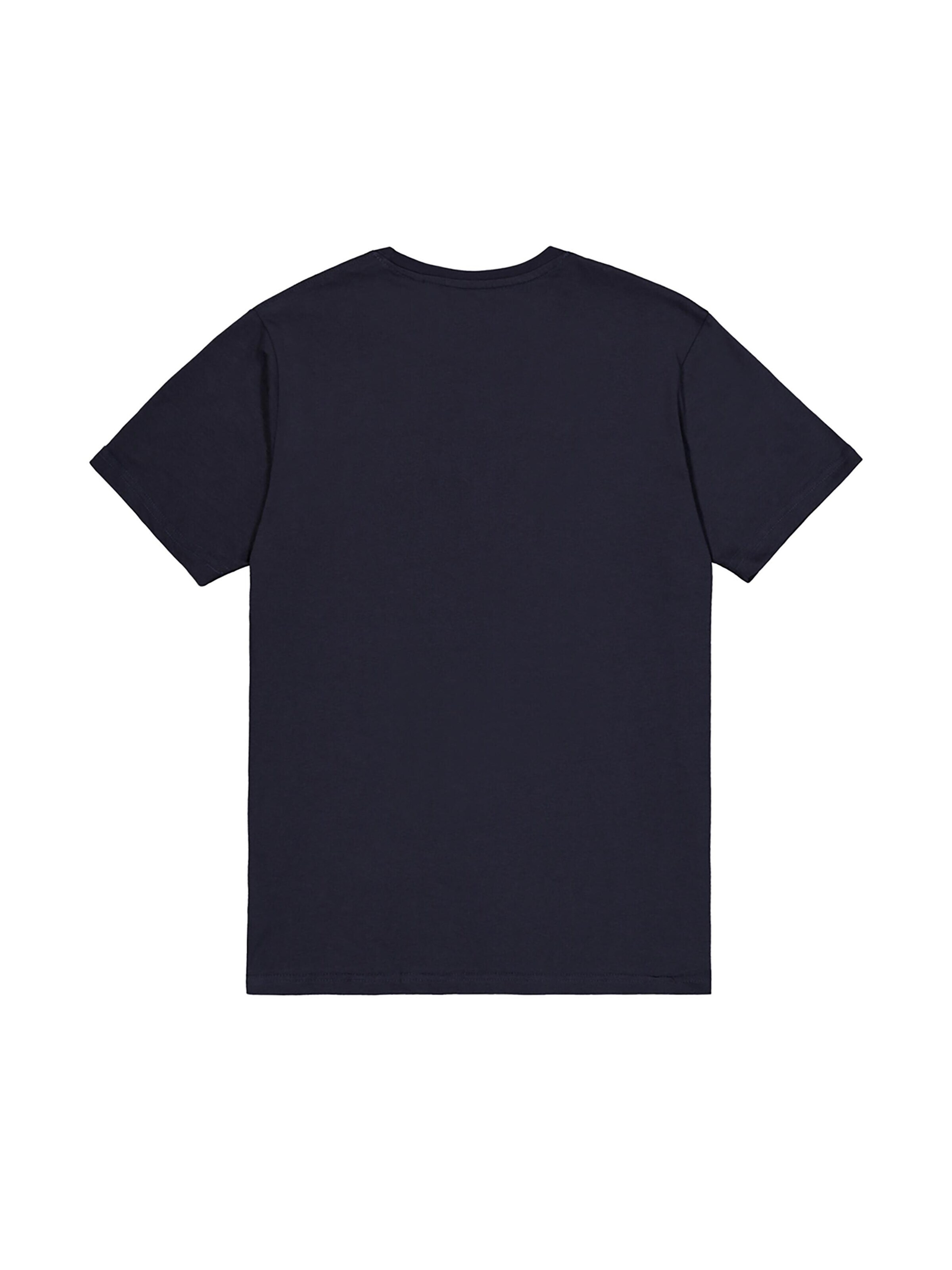 ALPHA INDUSTRIES Shirt 'Basic Mid Logo'‌‌‌‌‌‌ in Blau