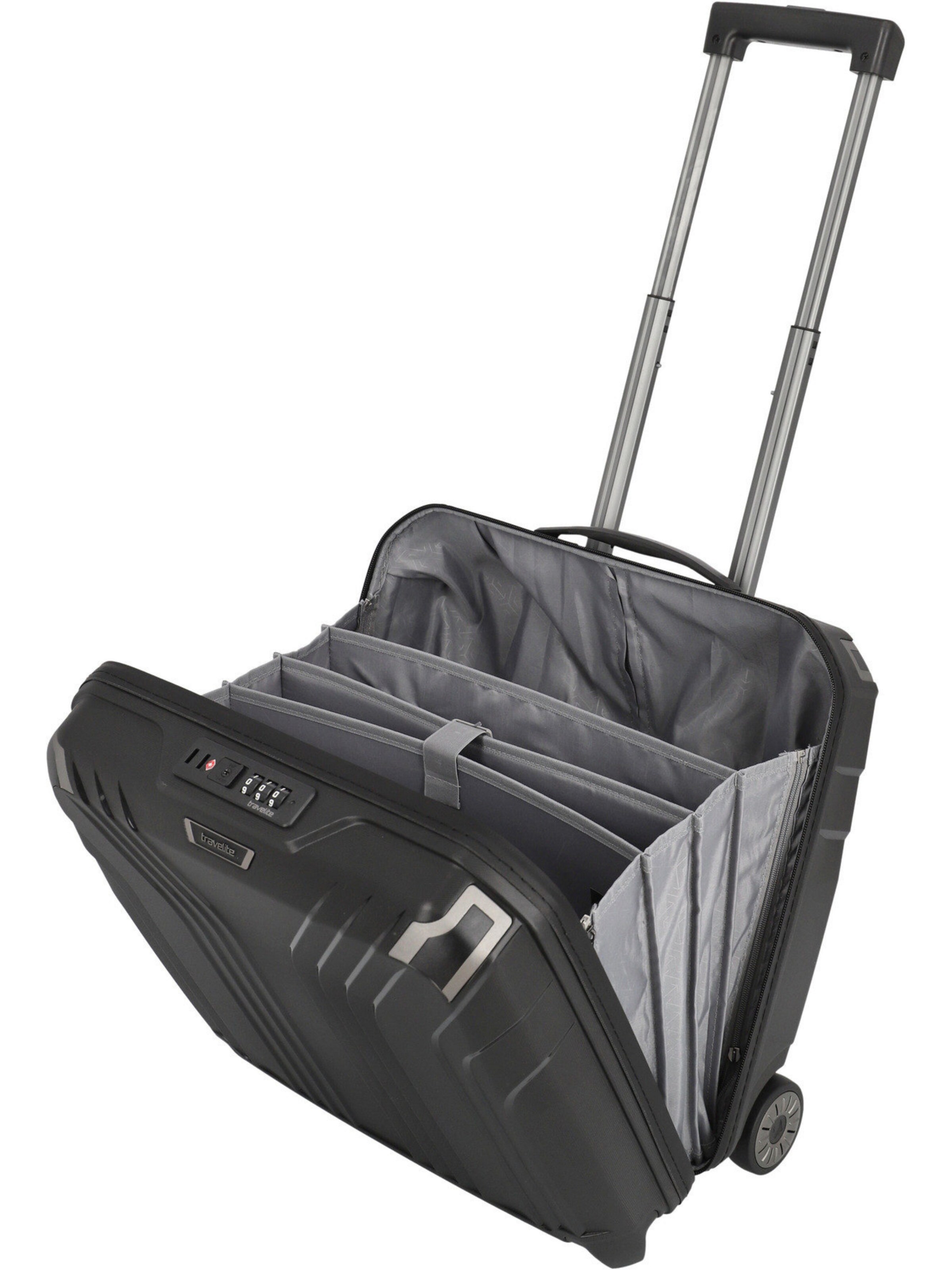 TRAVELITE Pilotenkoffer 'Elvaa' in Schwarz