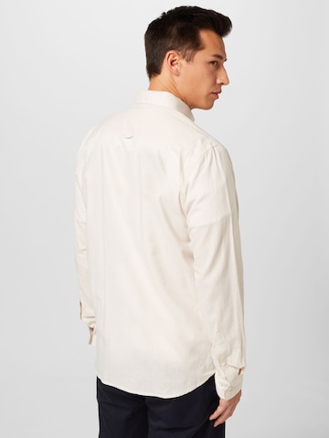 By Garment Makers Regular fit Button Up Shirt 'Vencel' in Beige