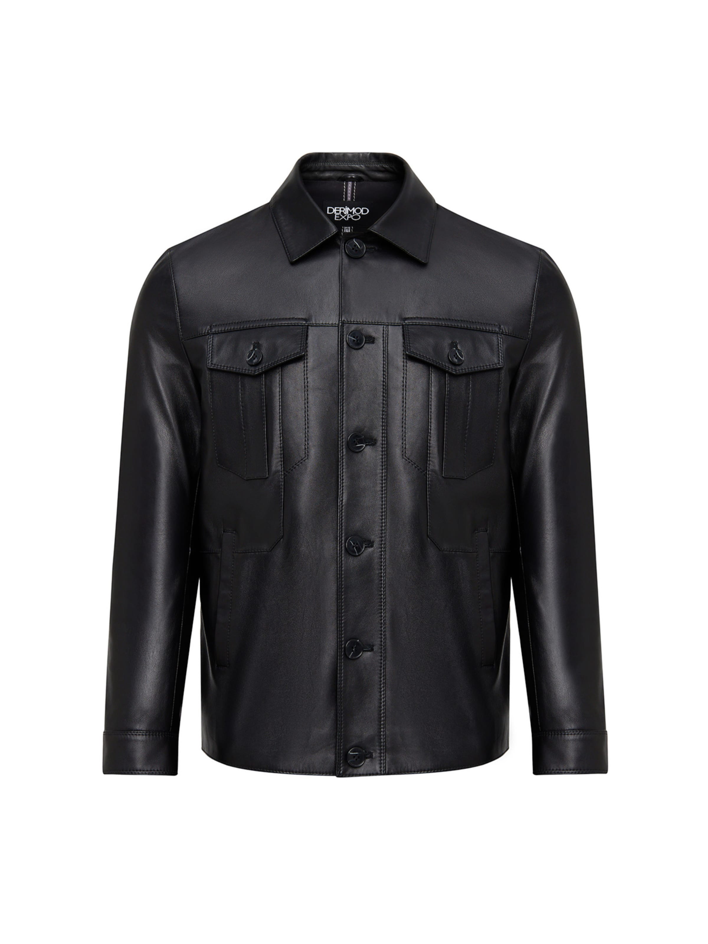 Derimod - Chaqueta de entretiempo en negro: frente
