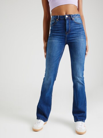Springfield Flared Jeans '4.T.GYM' in Blau: predná strana