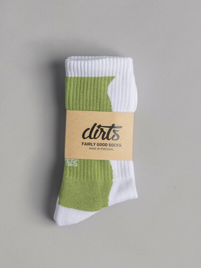 Dirts Socken 'Wave Socks'‌‌‌‌‌‌‌‌‌ in 39-42 in grün, Produktansicht