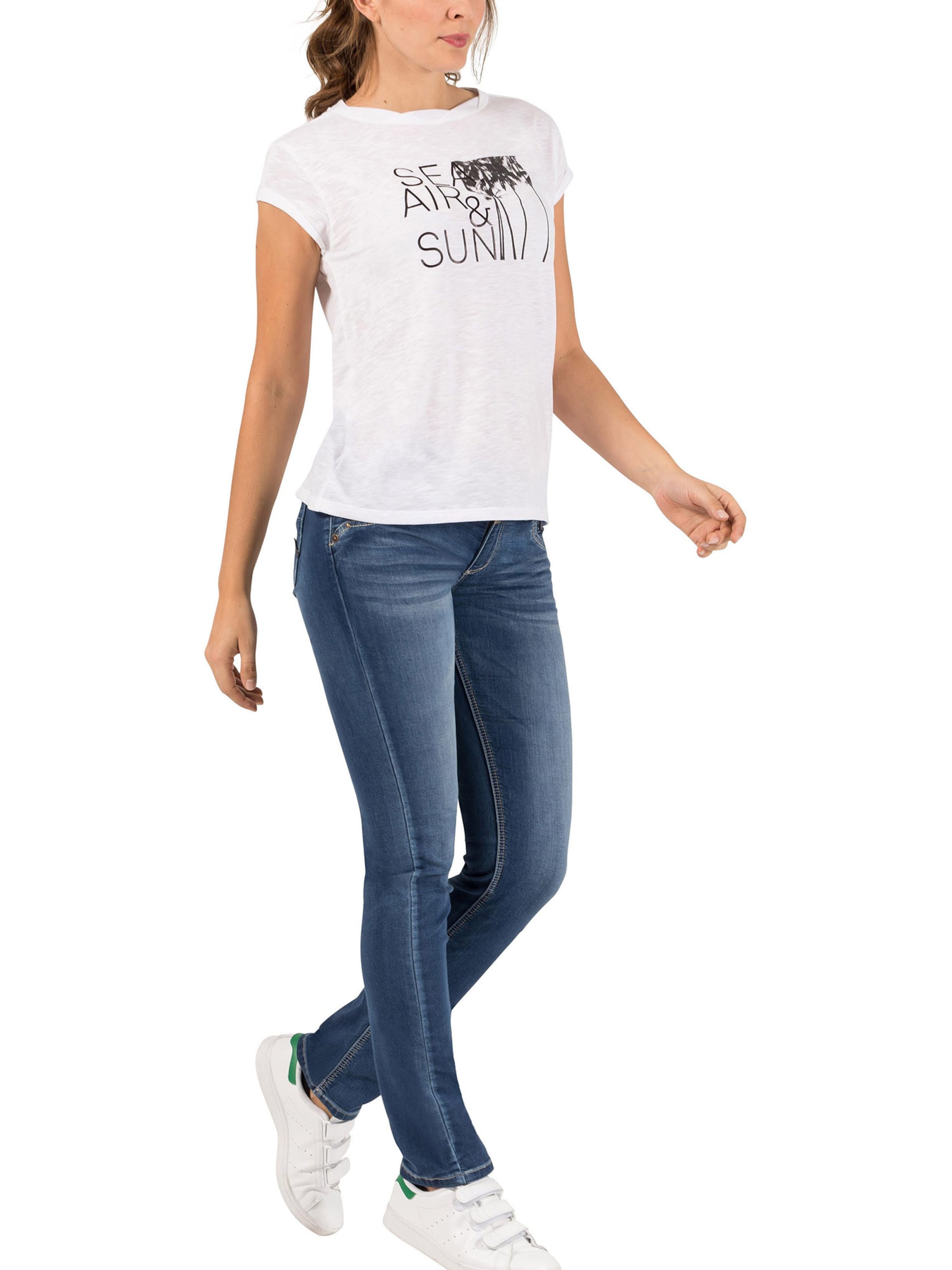 TIMEZONE Liibuv Teksapüksid 'Tahila', värv sinine