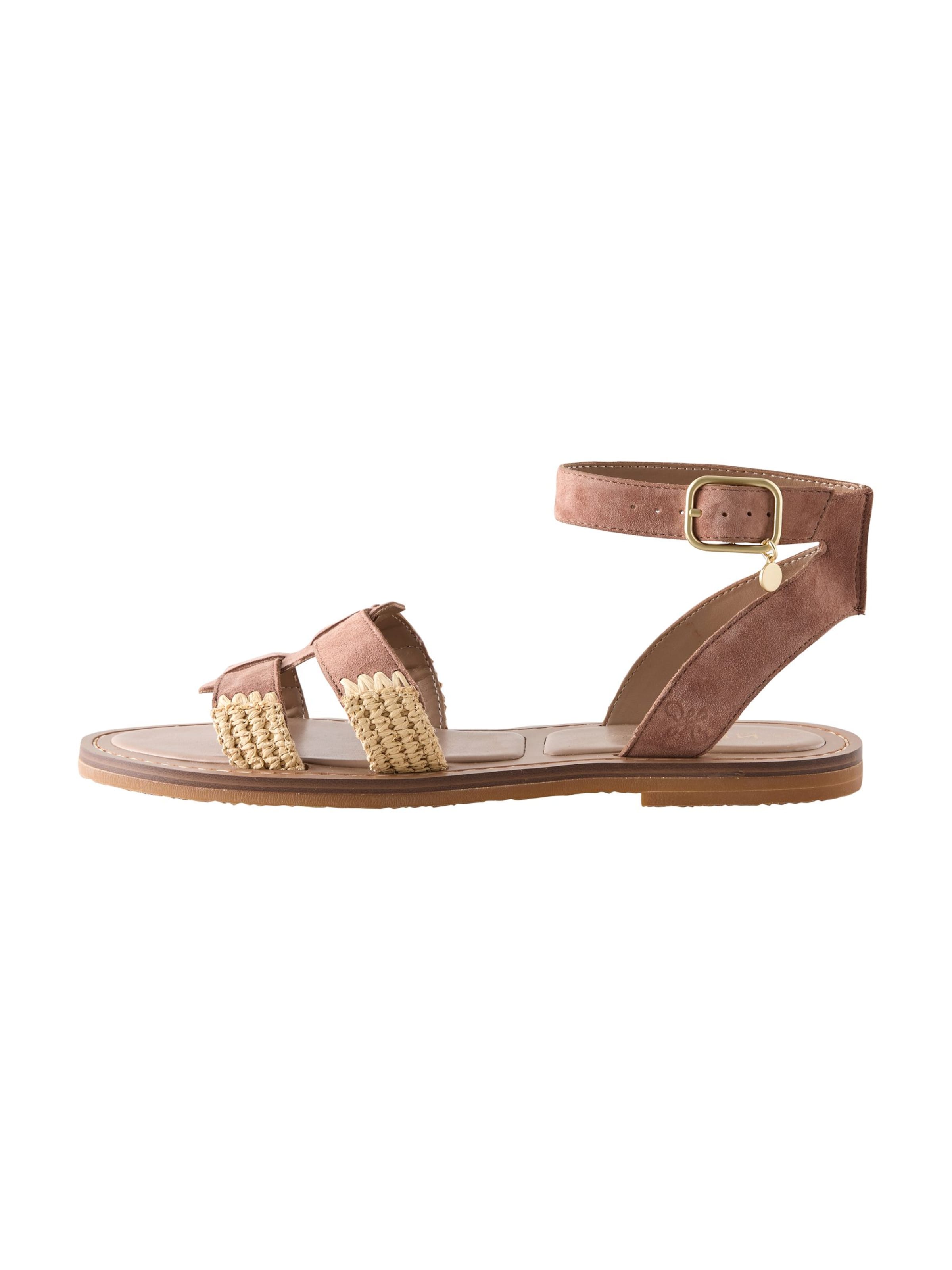 Sandales Next en marron : devant
