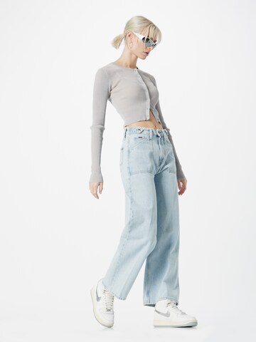 Pepe Jeans Szeroka nogawka Jeansy 'FEBEE' w kolorze niebieski