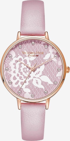 Victoria Hyde Analog Watch 'Croxley' in Pink: front