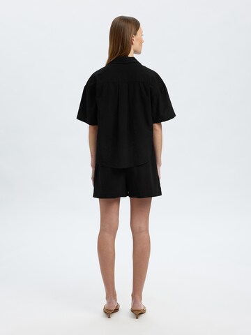 SELECTED Bluse 'SLFLUISA' in Schwarz