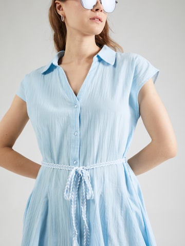 JDY Shirt Dress 'MELINA' in Blue