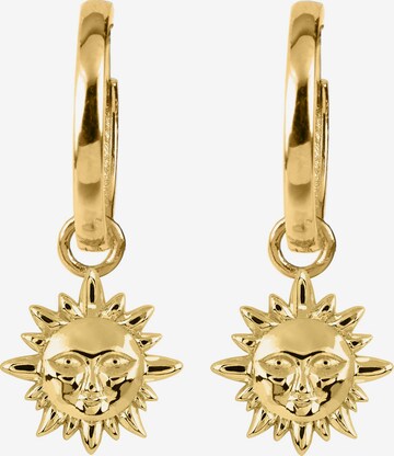 Jacques Lemans Earrings in Yellow: front