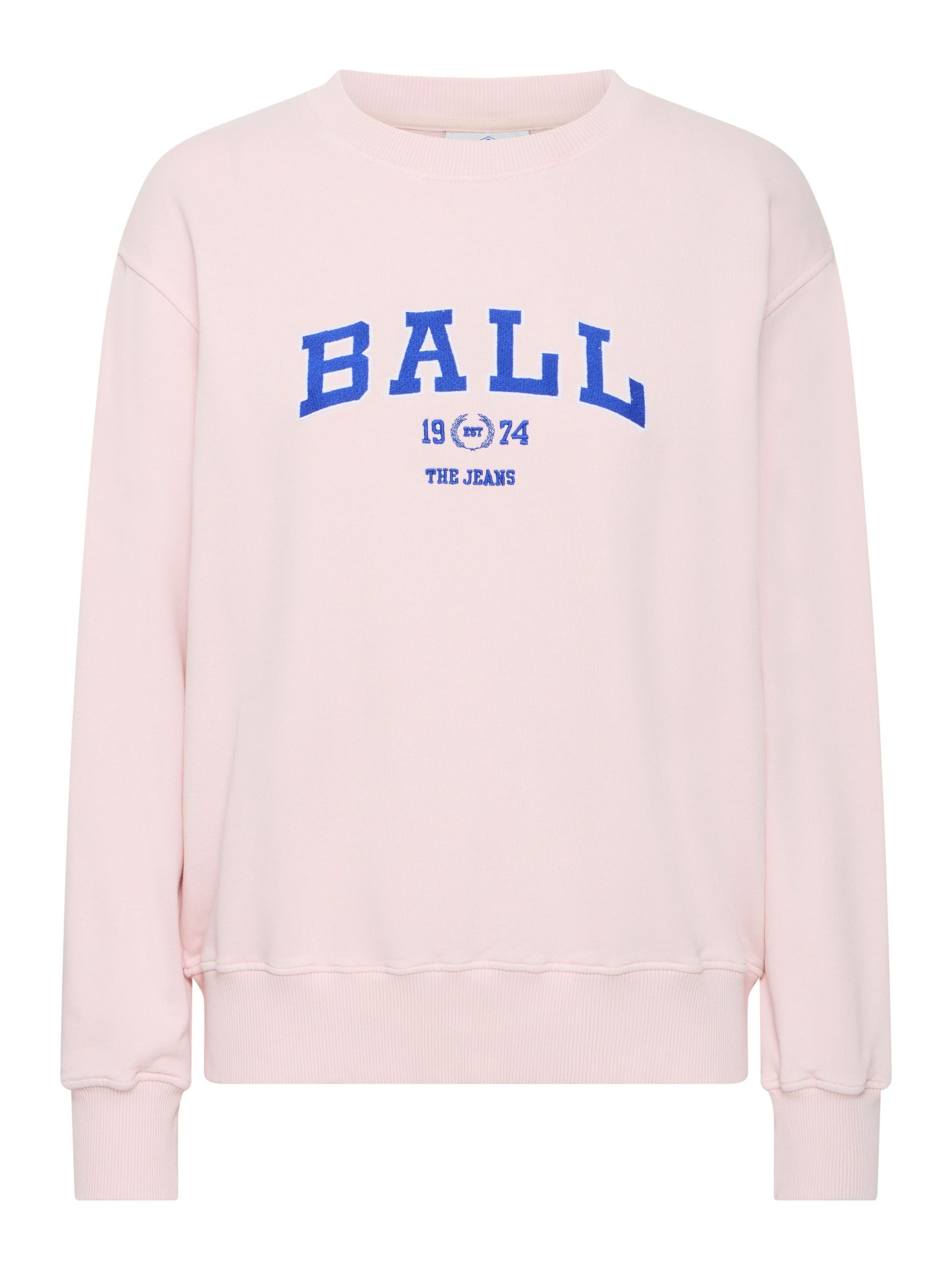 Ball Sweatshirt 'Taylor' in Pink: Vorderseite