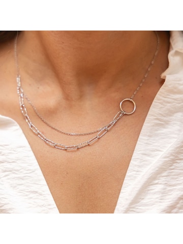 Chaîne CELESTA en argent : devant