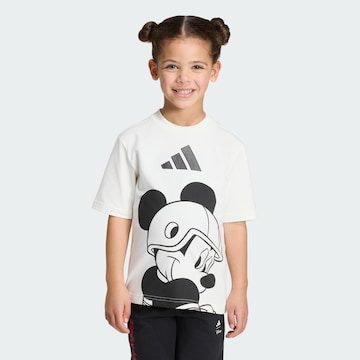 T-Shirt fonctionnel 'Adidas x Disney Micky Maus' ADIDAS SPORTSWEAR en blanc : devant
