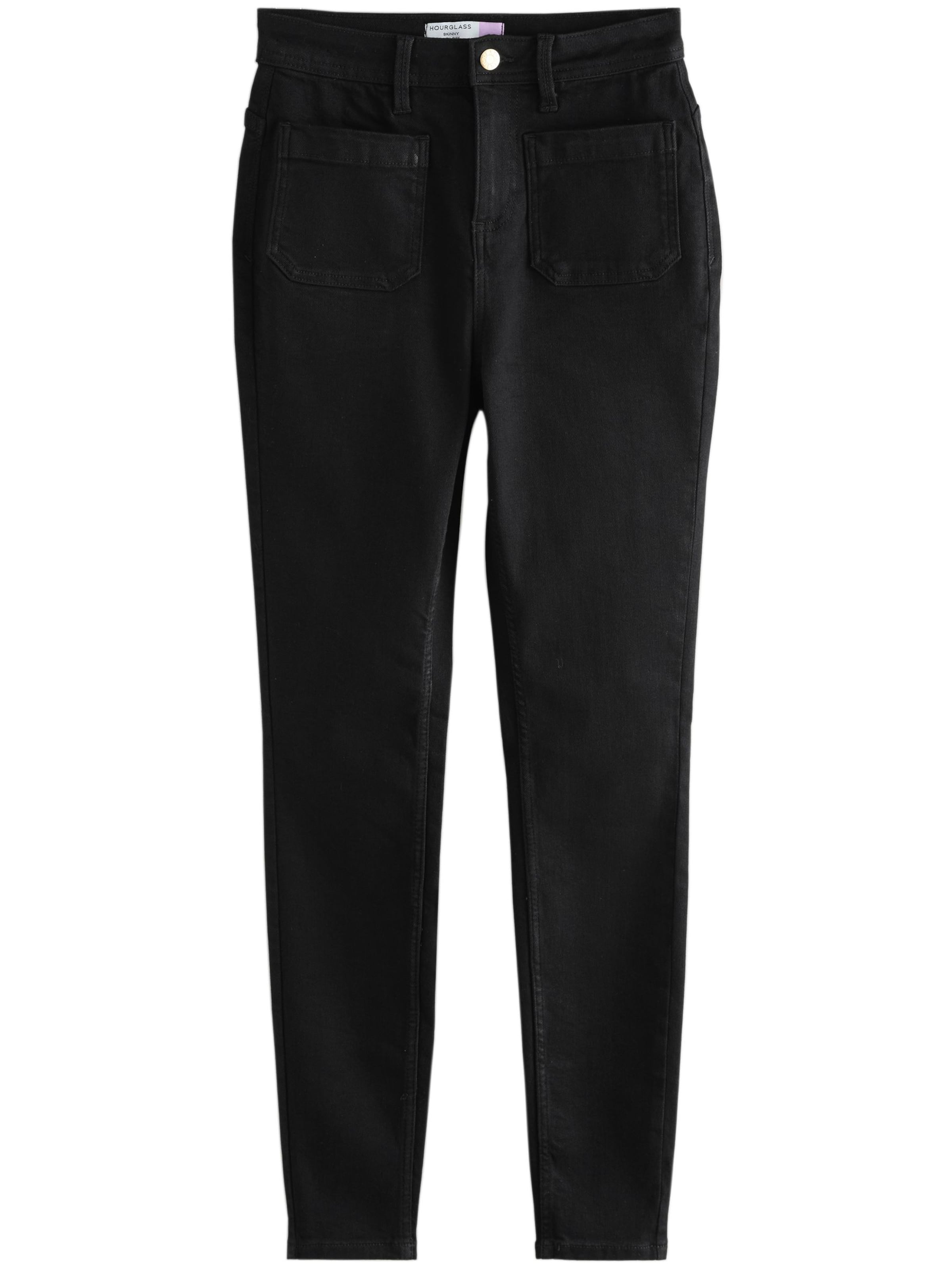 melns Next Šaurs Džinsi 'Hourglass': no priekšpuses