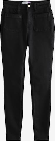 Skinny Jeans 'Hourglass' de la Next pe negru: față