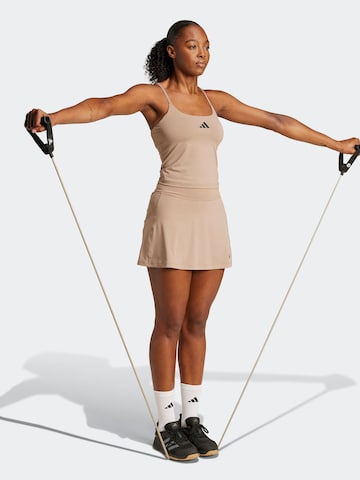 ruda ADIDAS PERFORMANCE Sportinio stiliaus sijonas 'OPTIME': priekis