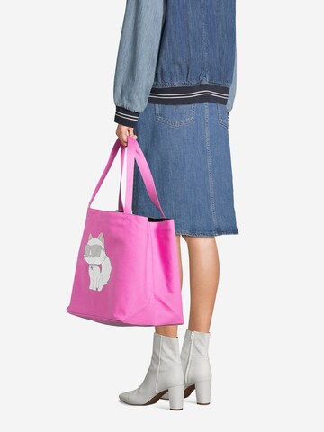 Karl Lagerfeld Shopper 'Ikonik 2.0' in Roze