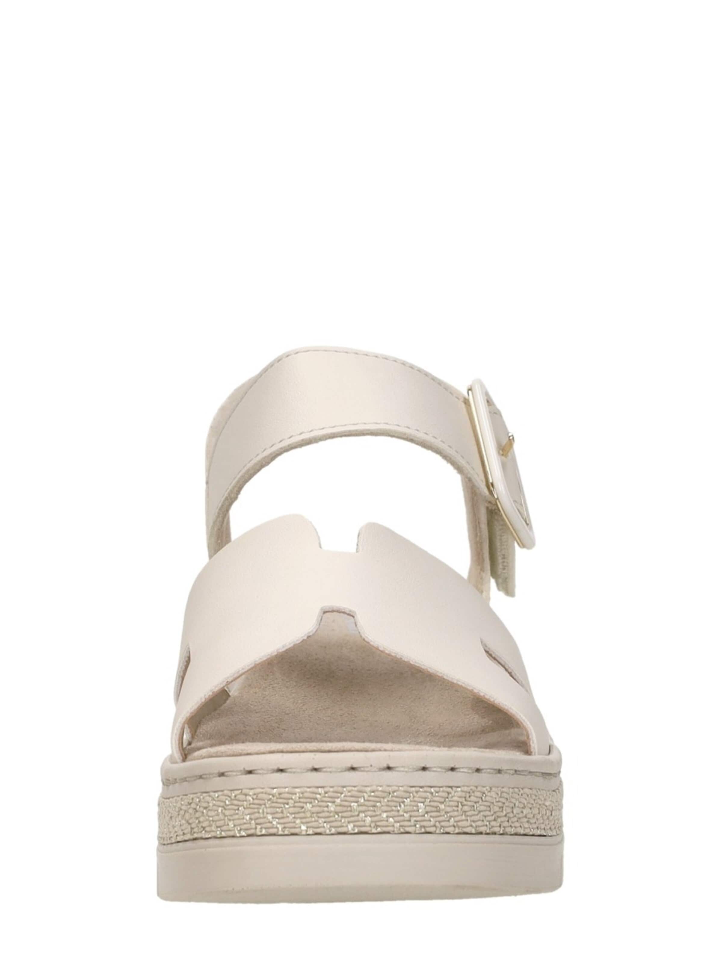 Rieker Sandal 'Sandalen Plat' in Grey