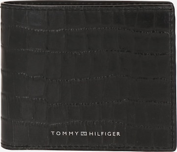 TOMMY HILFIGER Portemonnee in Zwart: voorkant