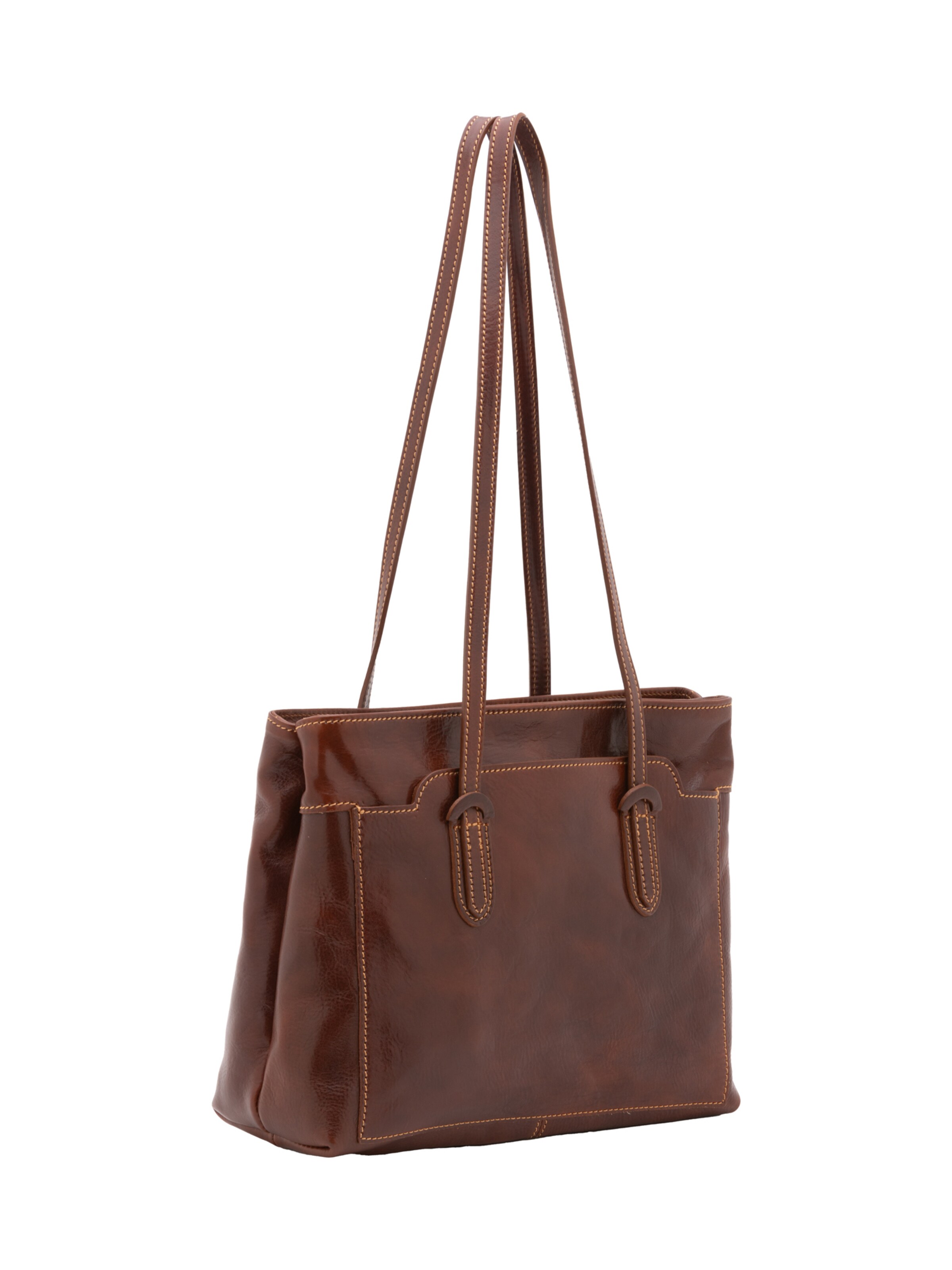 Viola Castellani Shoulder Bag in Brown: front