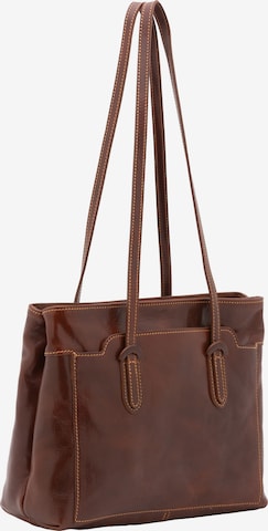 Viola Castellani Shoulder Bag in Brown: front