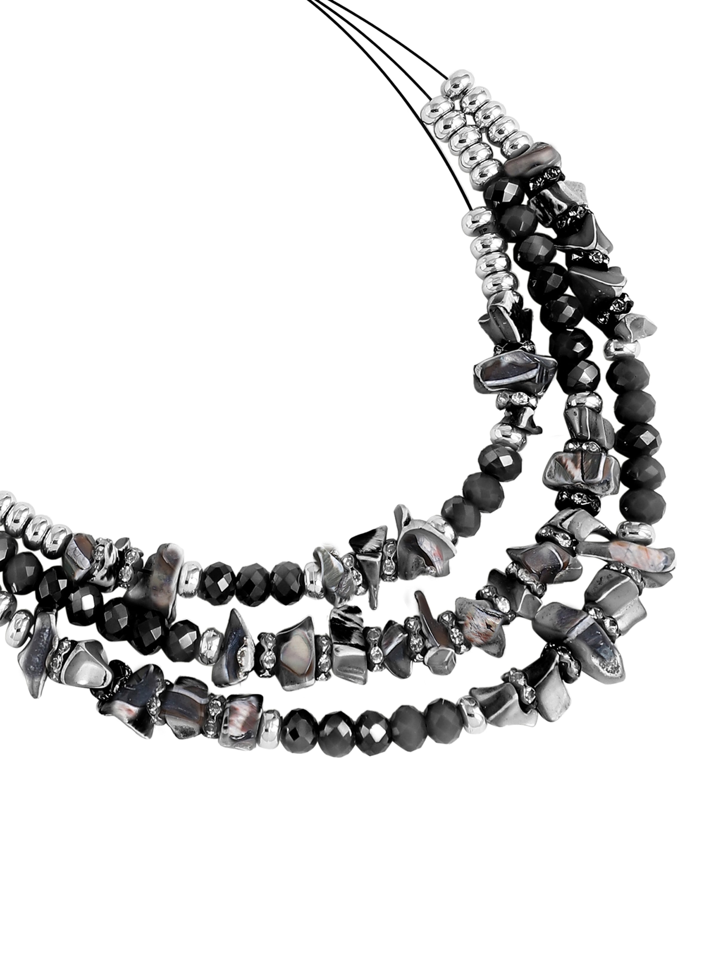 SOHI Sada šperkov 'Linzi' - Čierna