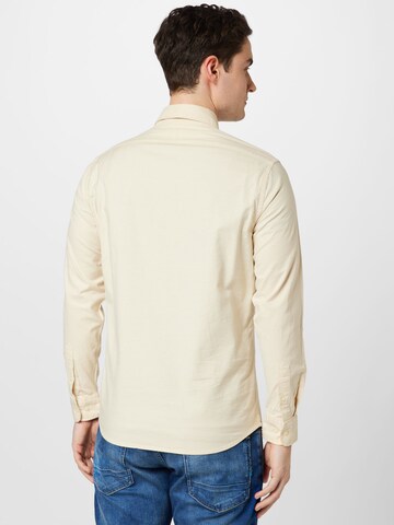 SELECTED HOMME Regular Fit Hemd 'RICK in Beige