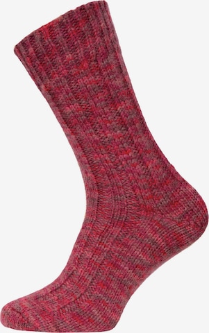 HomeOfSocks Socken 'HOS1002' in Rot: Vorderseite