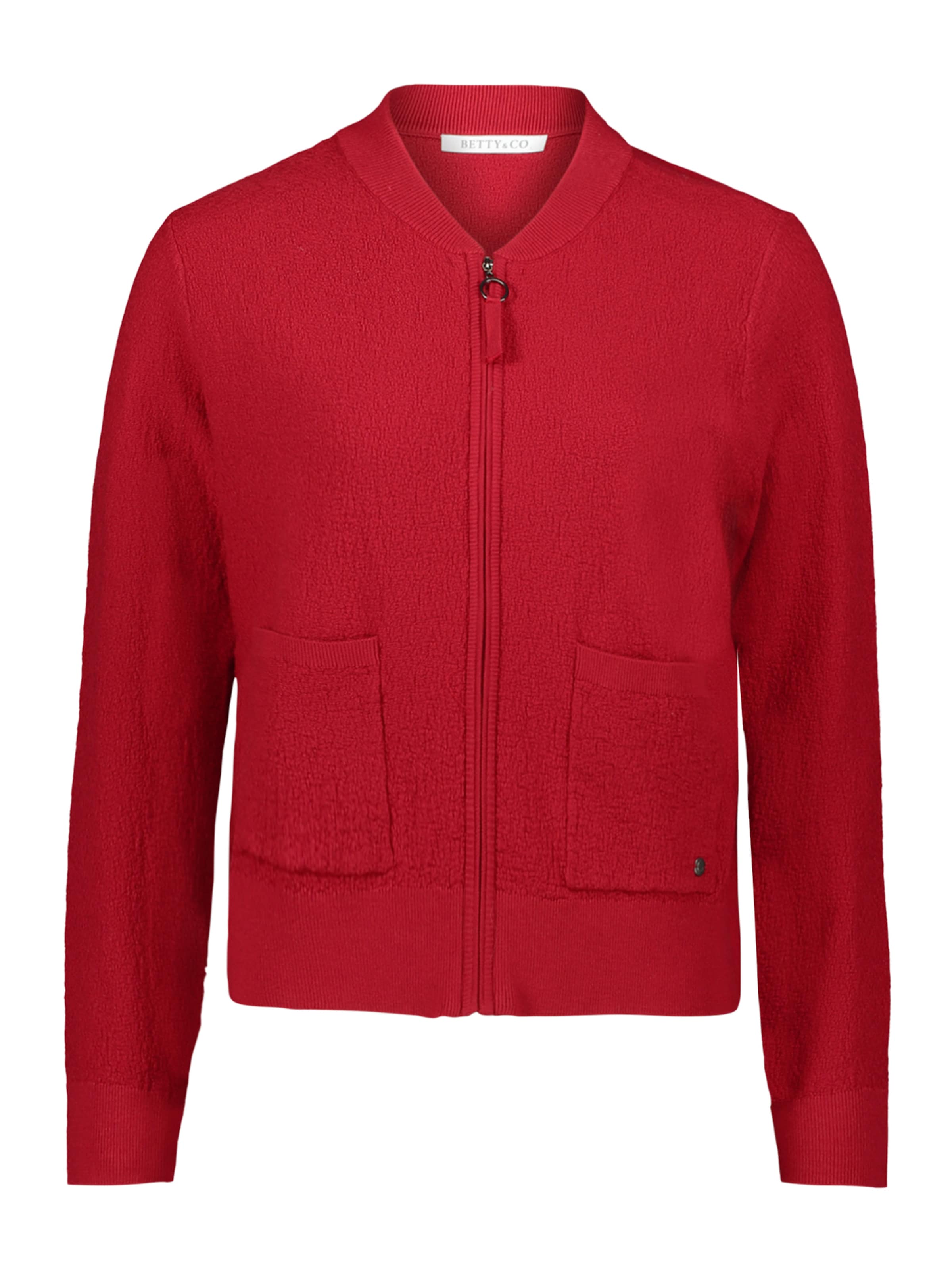 Cardigan Betty & Co en rouge : devant
