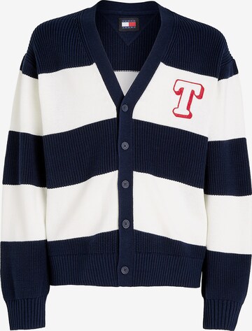 Tommy Jeans Gebreid vest in Blauw: voorkant