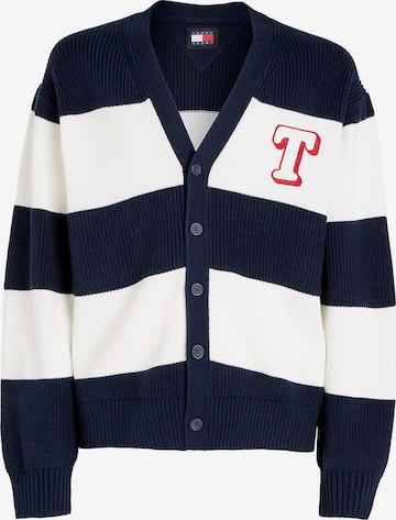 Tommy Jeans Gebreid vest in Blauw: voorkant