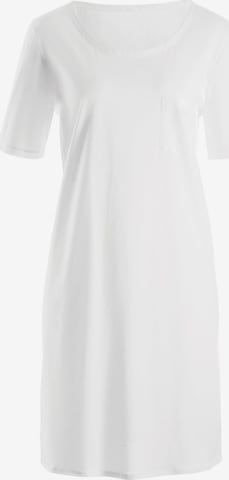 Chemise de nuit ' Cotton Deluxe 90cm ' Hanro en blanc : devant