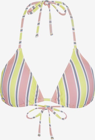 CHIEMSEE Triangle Bikini Top in Mixed colors: front