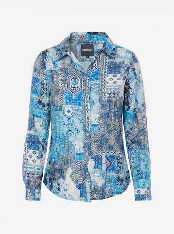 Camicia da donna di KOROSHI in blu