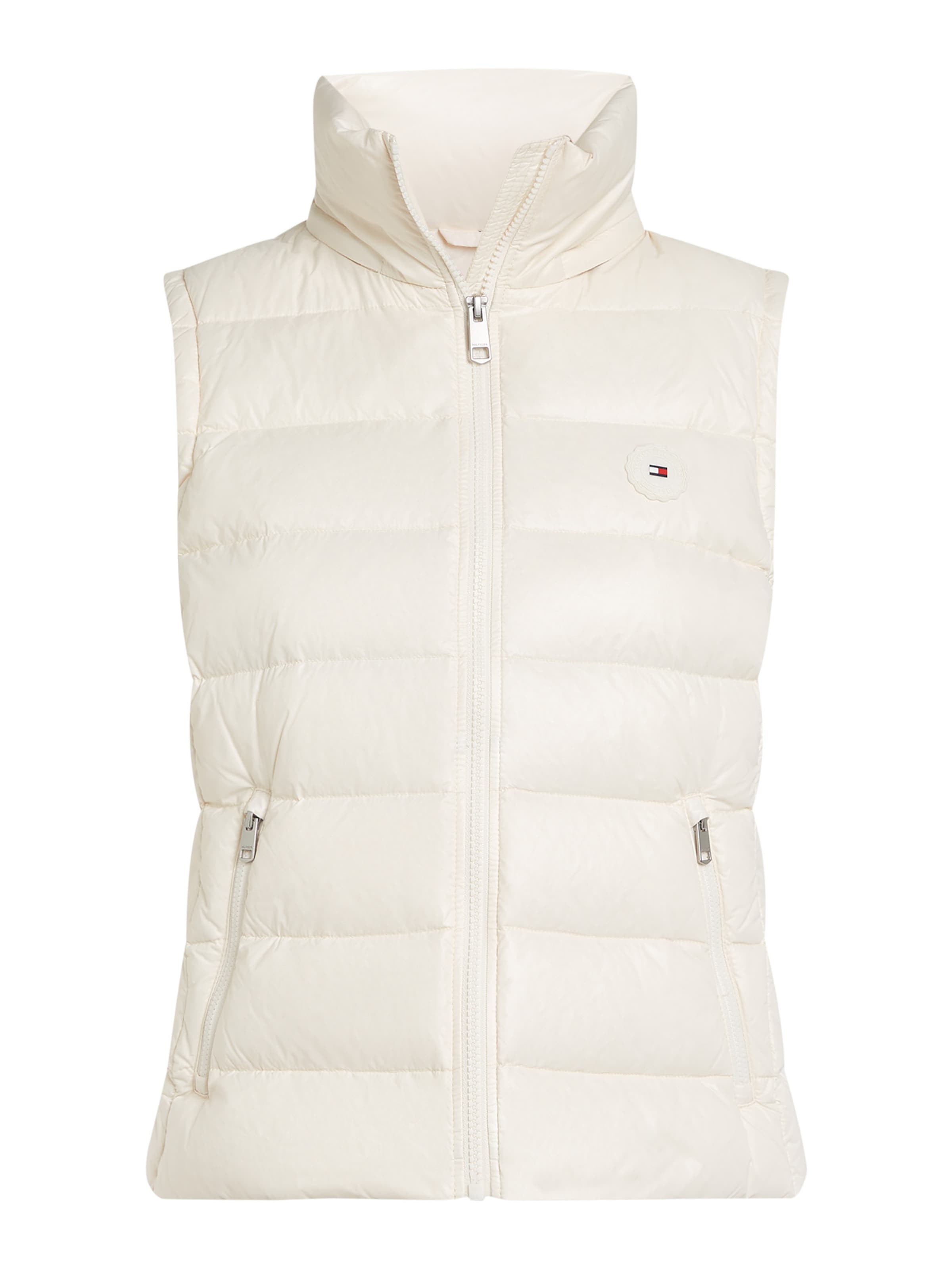 TOMMY HILFIGER Weste in Beige: Vorderseite