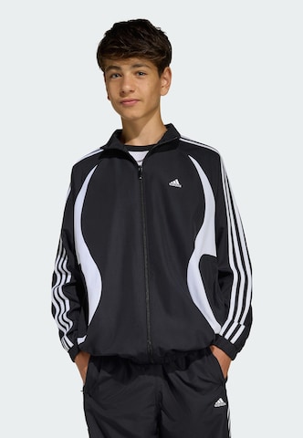 ADIDAS ORIGINALS Jacke 'Teamgeist' in Schwarz: Vorderseite