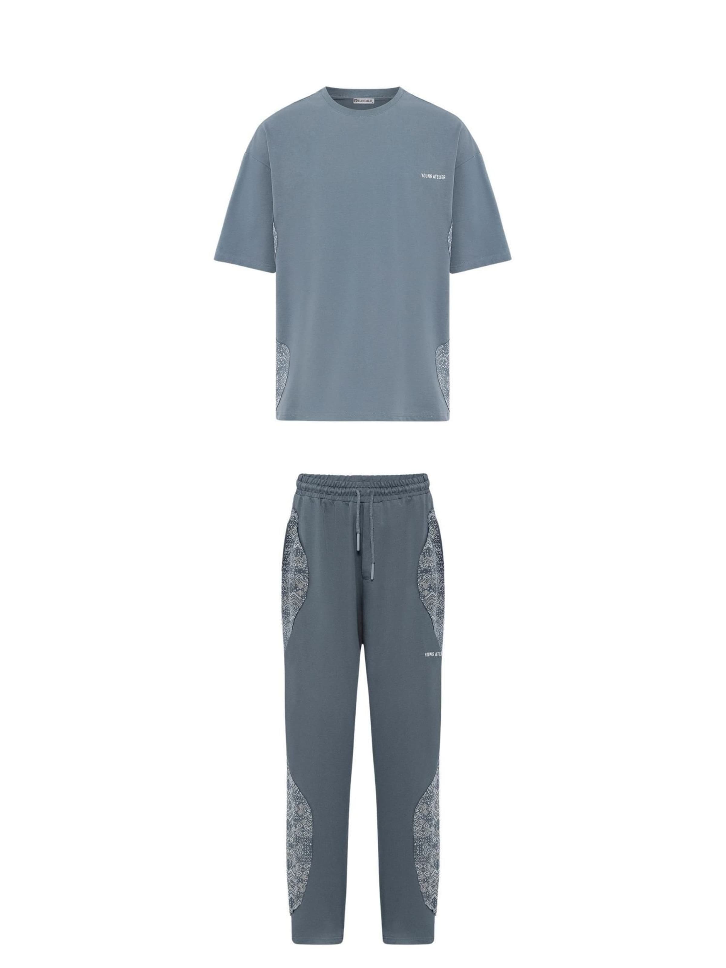 Tuta da jogging di Dandalo in grigio: frontale