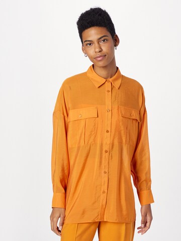 NÜMPH Bluse 'ELINAM' i orange: forside