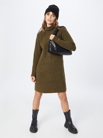 PIECES Knitted dress 'Ellen' in Green