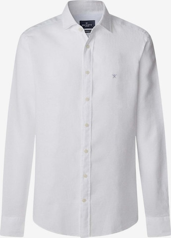 Coupe regular Chemise 'Ess' Hackett London en blanc : devant
