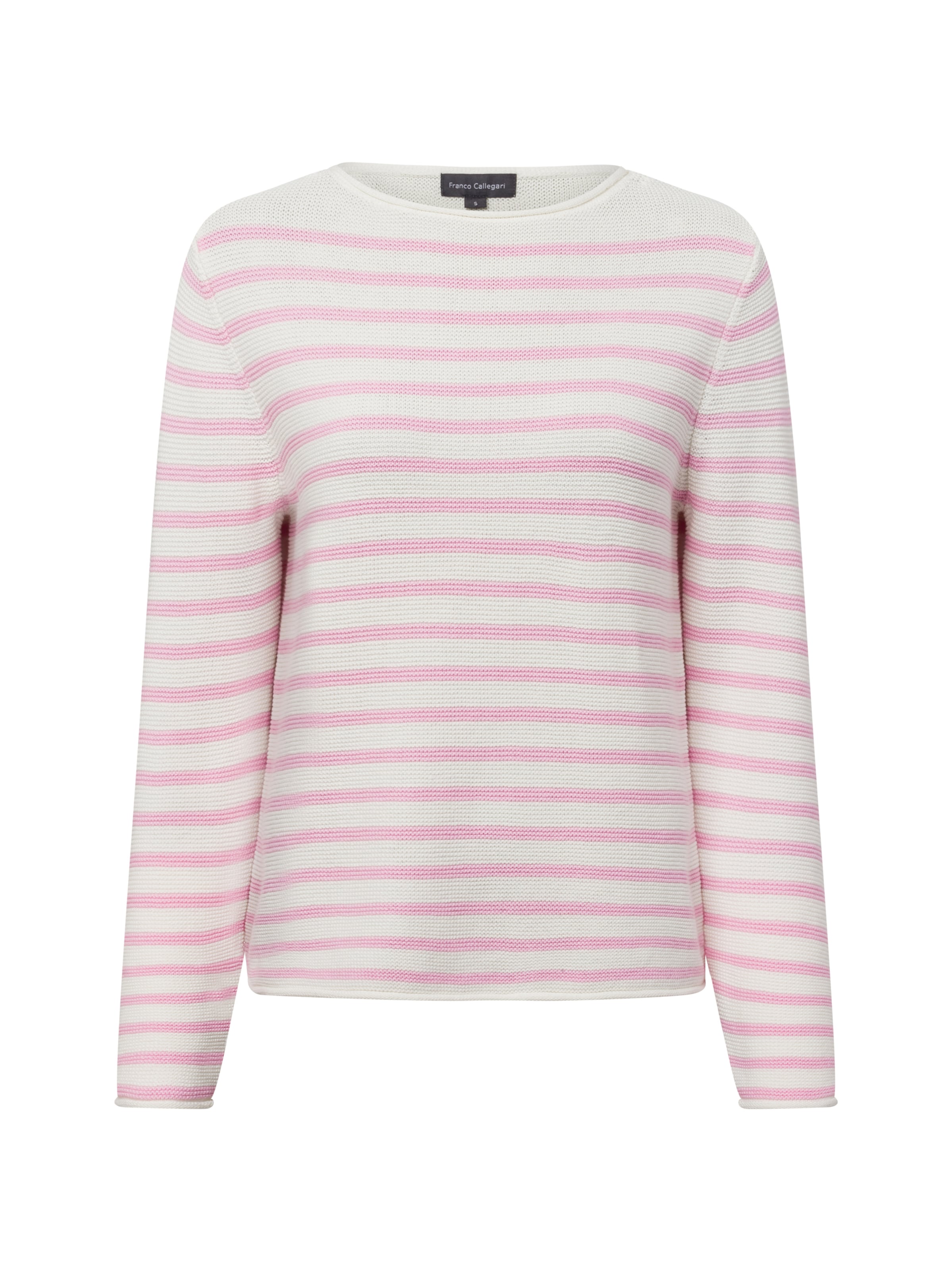 Franco Callegari Strickpullover ' ' in Weiß: Vorderseite