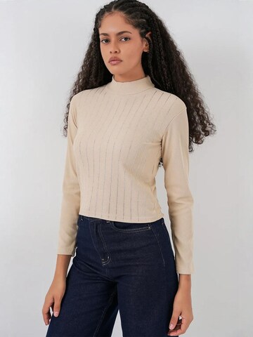 Bigdart Shirt body in Bruin: voorkant