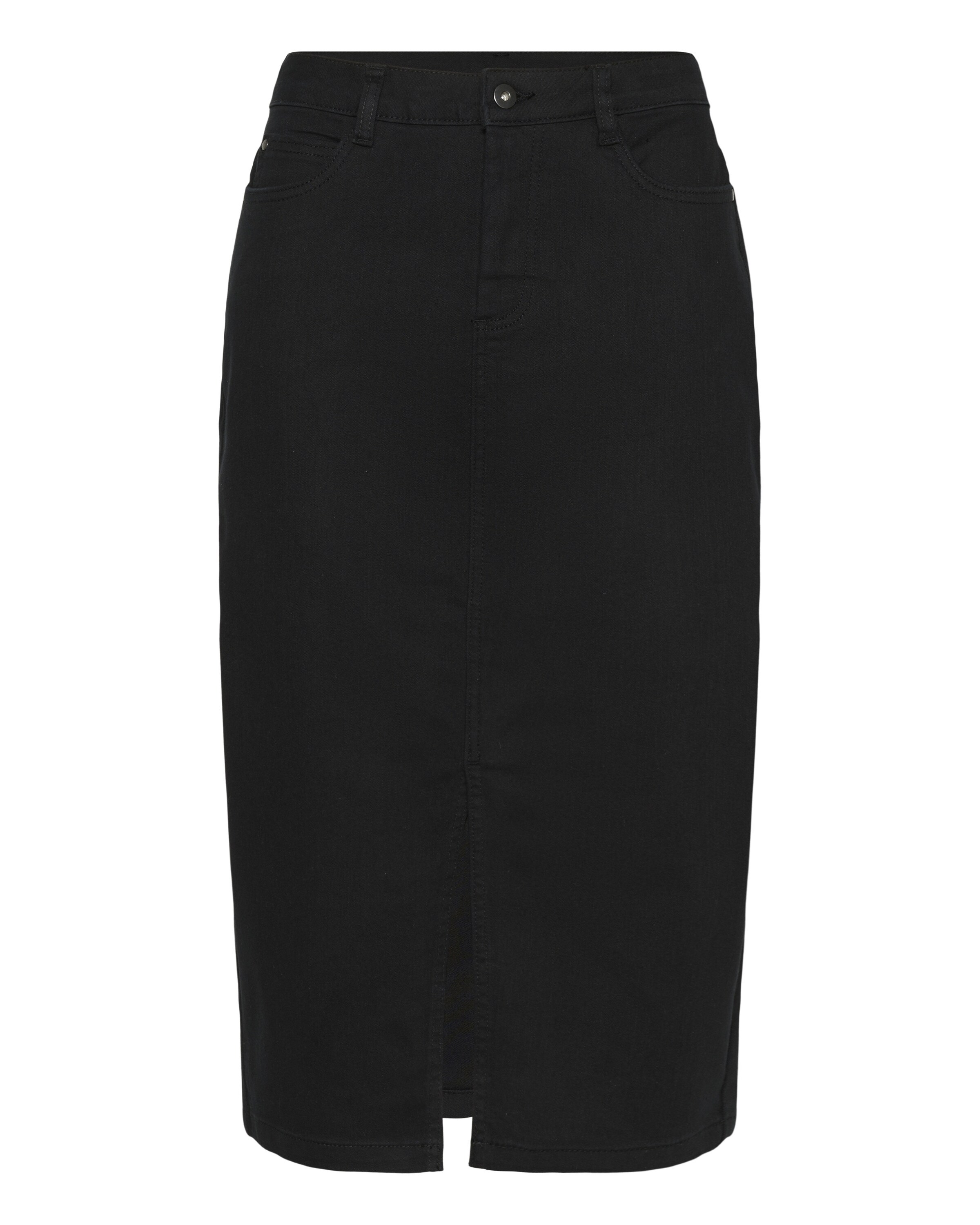 Kaffe Rock 'Zelina' in Schwarz: Vorderseite